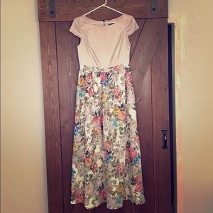 Long floral dress